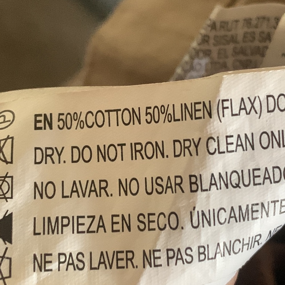 Tan Linen Jacket - Picture 9 of 9